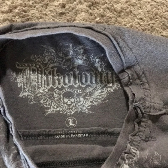 Large gray short sleeve shirt - Picture 2 of 3